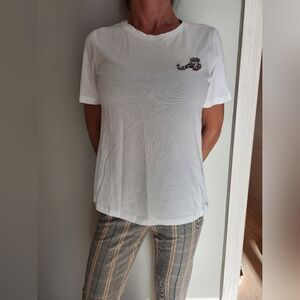 MAJE Tastrover Scorpion Tee White